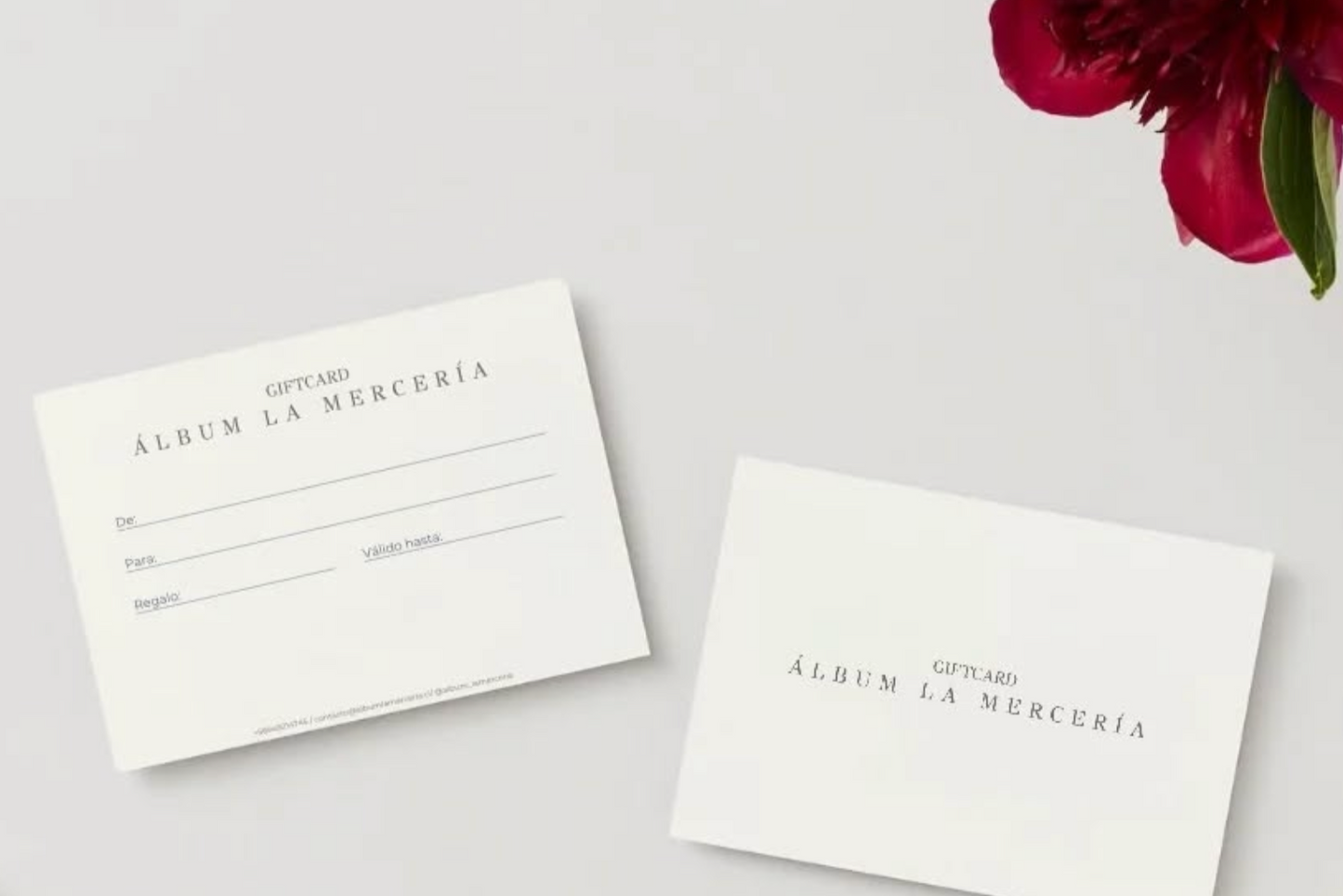 Giftcard Álbum
