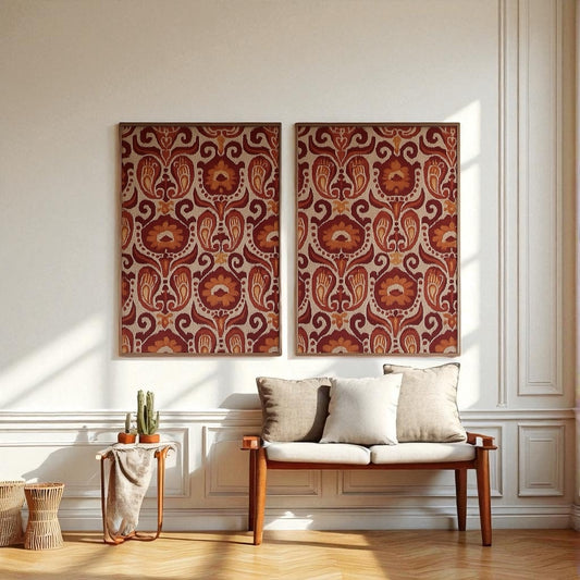 Cuadro Wall Art Tapiz Magenta