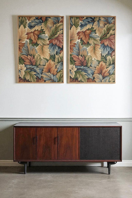 Cuadro Wall Art Tapiz Leaves