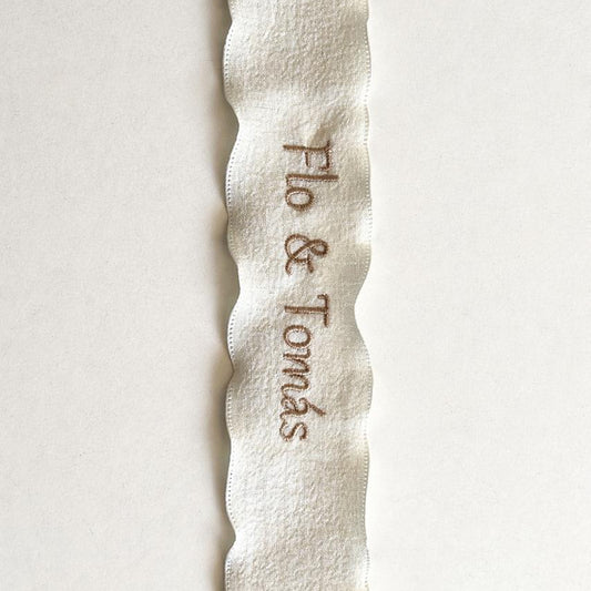 Cinta Lino ramo de novia